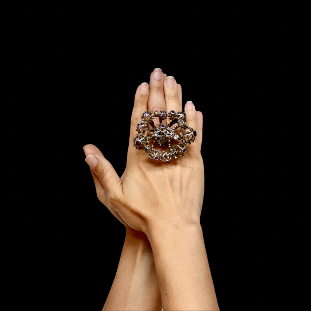 Wearable ring in scale